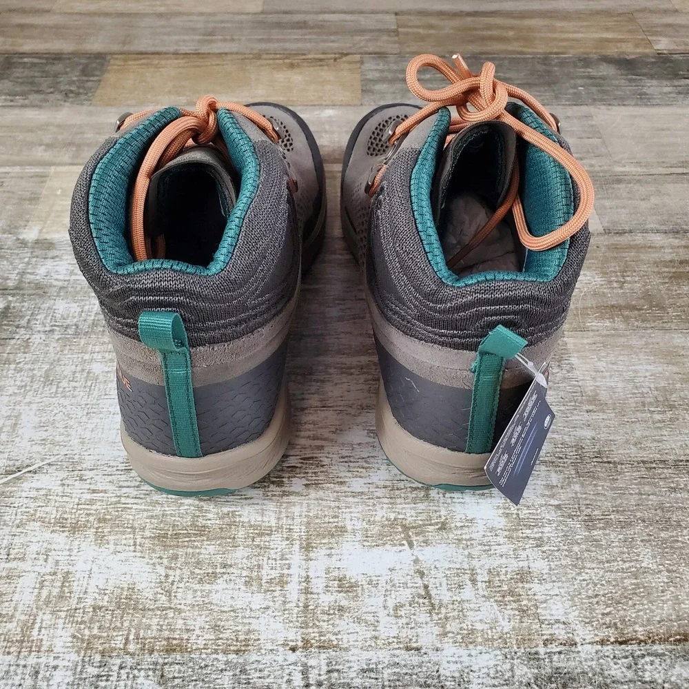Vasque Breeze LT NTX Womens Hiking Shoes Sz 9 M Bungee Cord Leather Lace Up